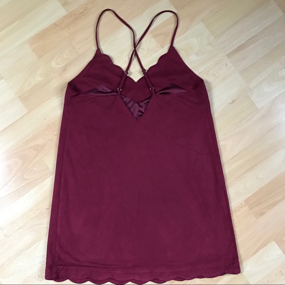 *Wine Slip Dress - Velvety Soft - Great for Anytime - Picture 5 of 6